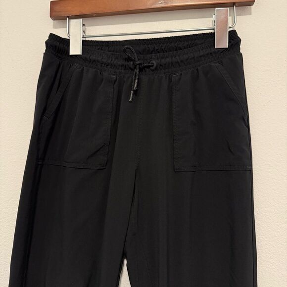 Athleta Girl Lined High Jump Joggers Black Size L/ 12 - Picture 4 of 9